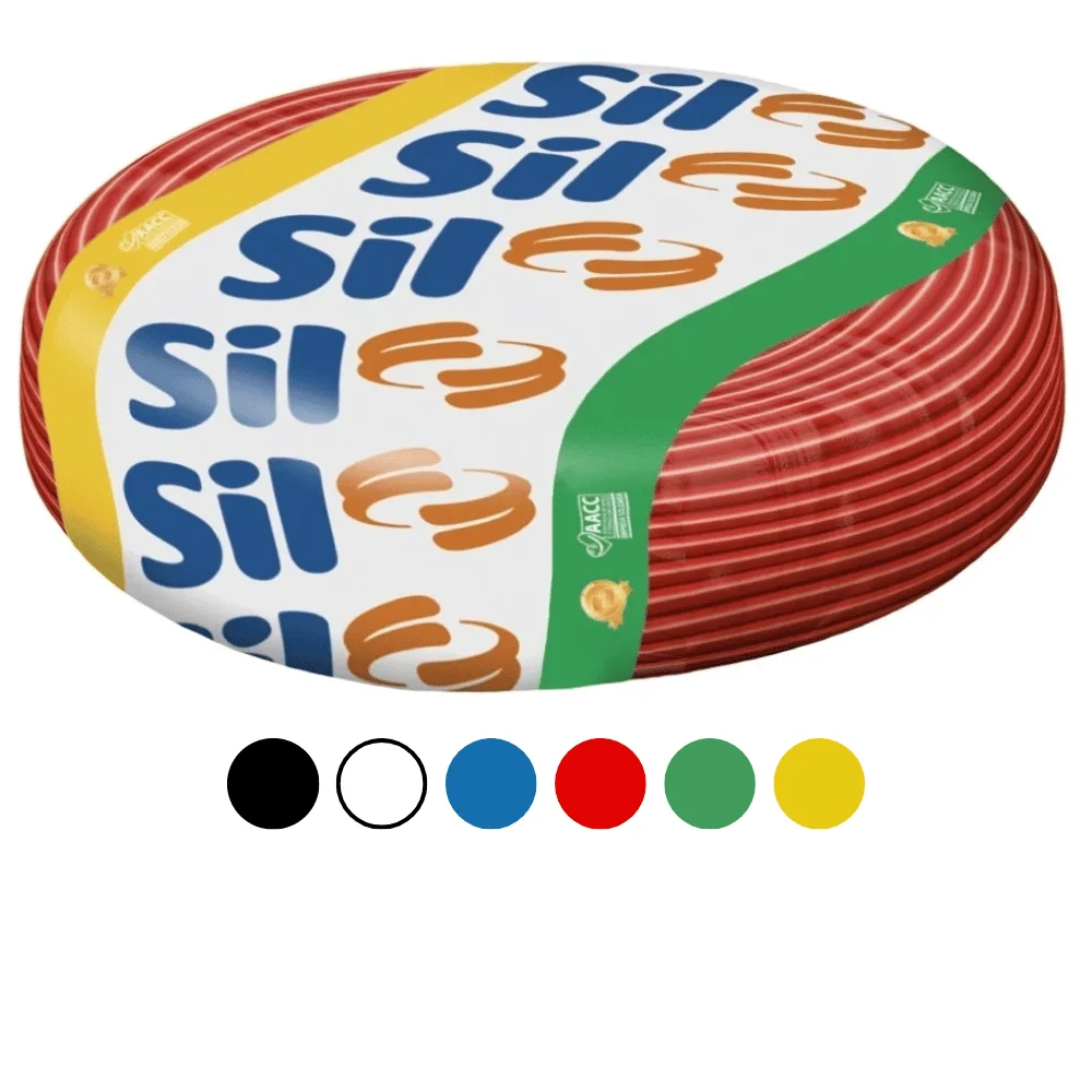 CABO FLEXIVEL 4MM VERMELHO 750V ROLO 50 METROS - SIL - Imagem 3