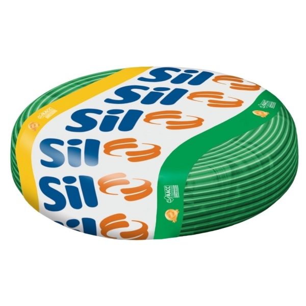 CABO FLEXIVEL 10MM VERDE 750V ROLO COM 100 METROS - SIL