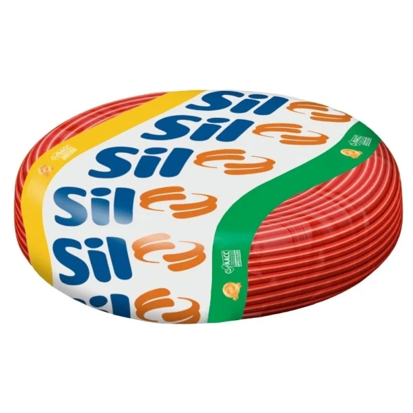 CABO FLEXIVEL 4MM VERMELHO 750V ROLO 50 METROS - SIL