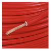 Rolo de fio flexível Cobrecom 4,00mm 750V cor vermelha com 100 metros.