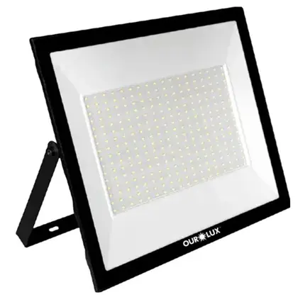 Alternative view of Refletor LED 200W Slim Bivolt IP66 Luz Branco Frio 6500K