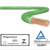 Condutor elétrico flexível Sil 1,5mm verde isolação 750V 100 metros.