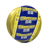 Rolo de cabo elétrico flexível 4mm amarelo 750V Cobrecom condutor cobre