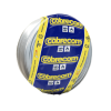 Rolo de cabo flexível 6mm 100m branco Cobrecom tensão 750V.