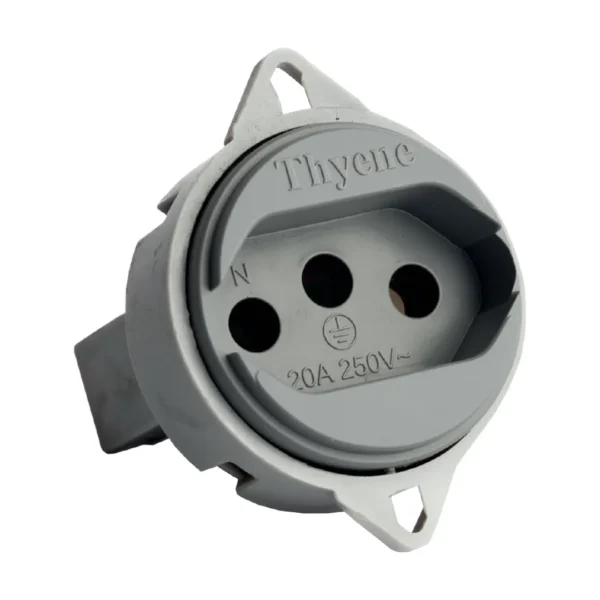 TOMADA DE PISO 2P + T 10A CINZA THYENE