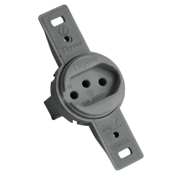 TOMADA CONDULETE 2P + T 10A CINZA THYENE