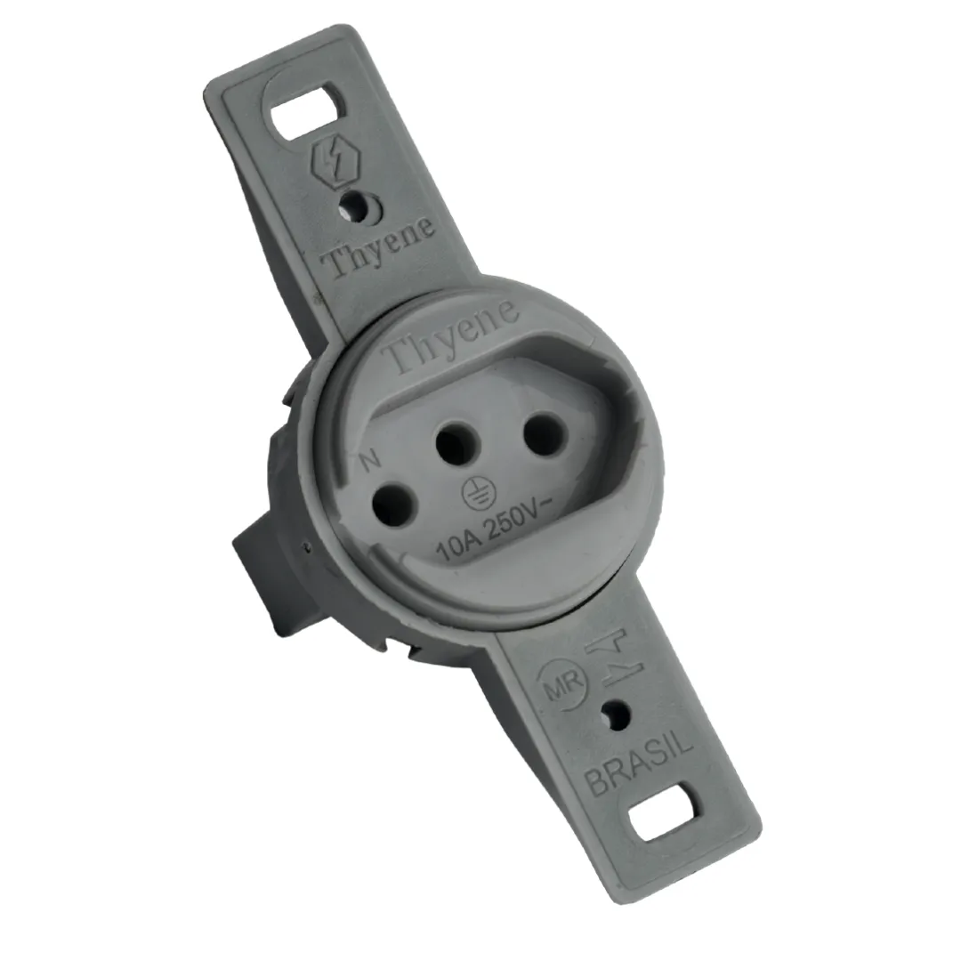 TOMADA CONDULETE 2P + T 10A CINZA THYENE
