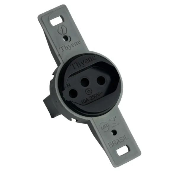 TOMADA CONDULETE 2P + T 10A PRETO THYENE