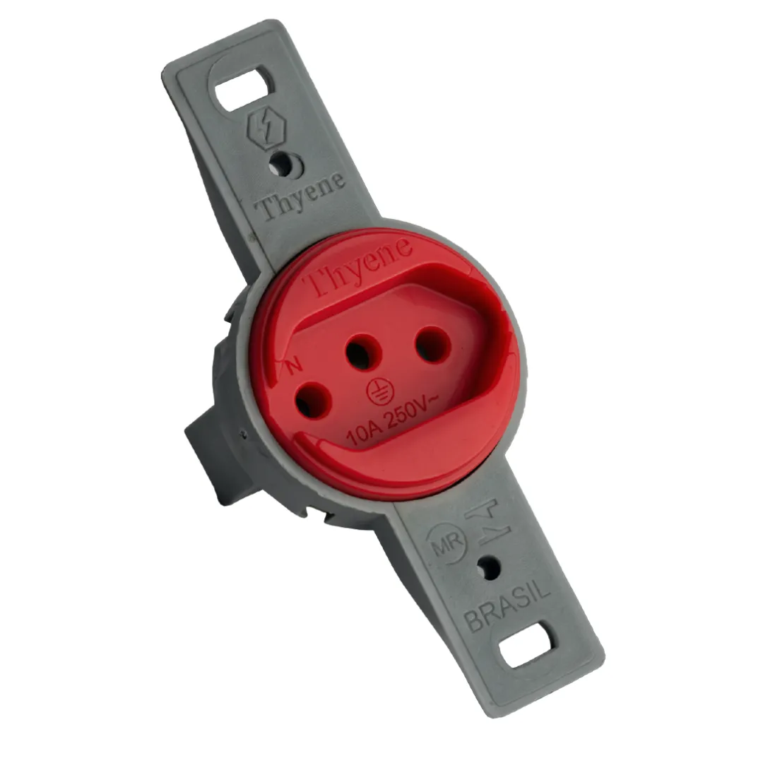 TOMADA CONDULETE 2P + T 10A VERMELHA THYENE